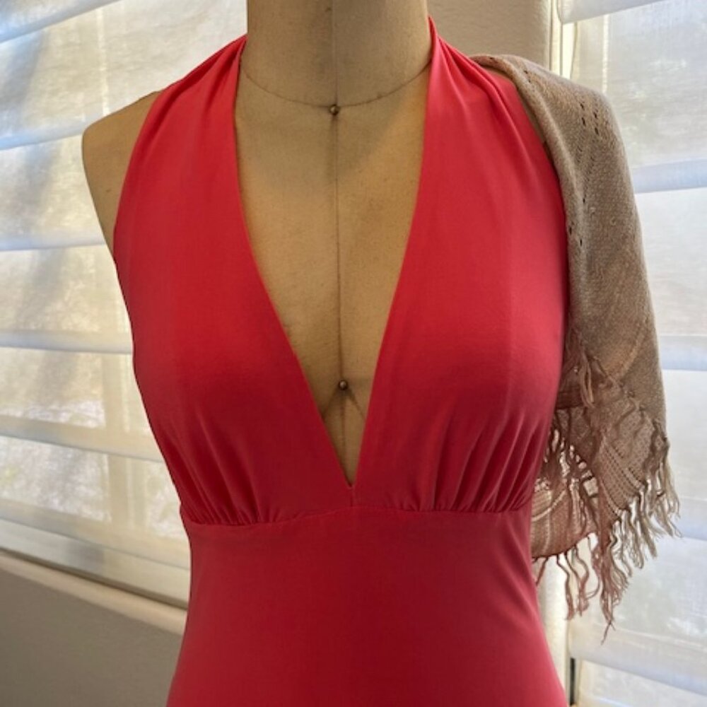 Cache Salmon color Halter top
